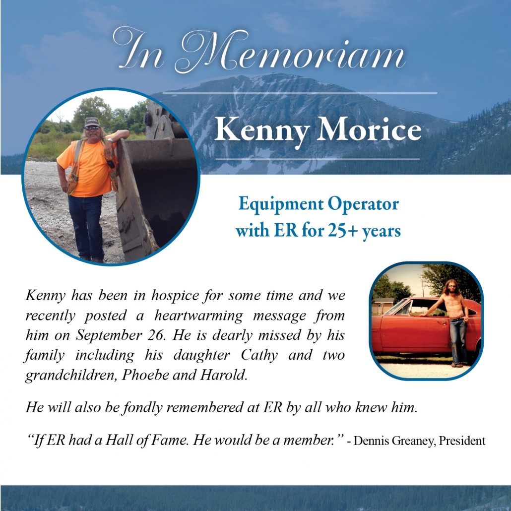 In Memory of Kenny Morice