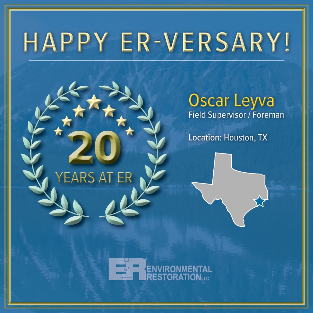 Oscar Leyva 20 Years with ER
